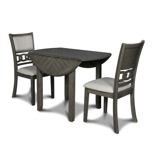 New Classic Furniture Gia 3 pc Dinette D1701-40S-GRY IMAGE 1