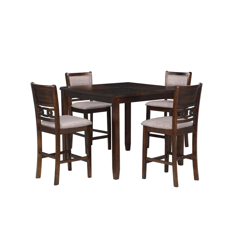 New Classic Furniture Gia 5 pc Counter Height Dinette D1701-542-CHY IMAGE 2