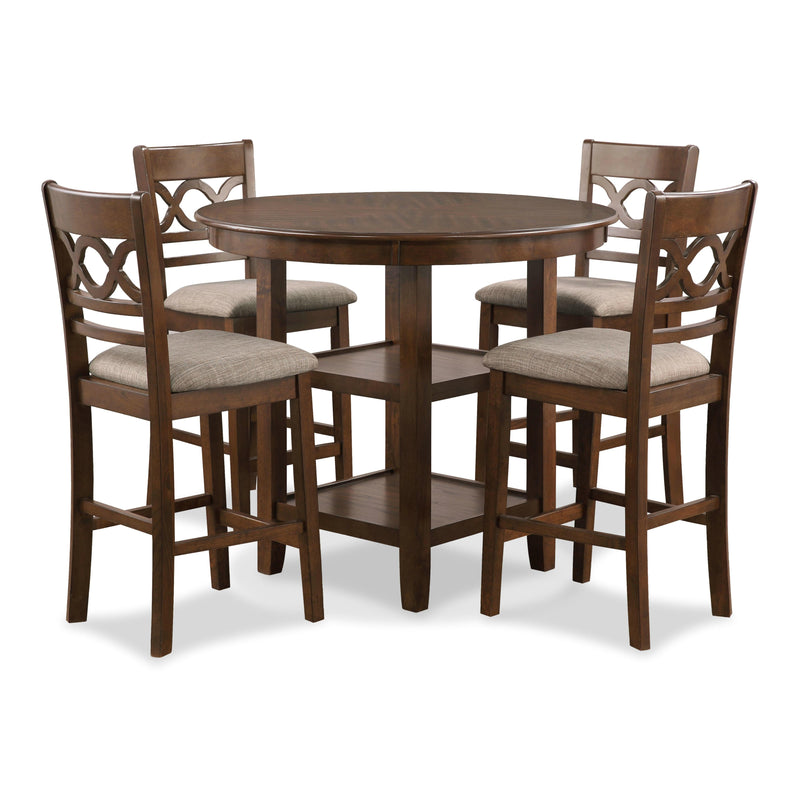 New Classic Furniture Cori 5 pc Counter Height Dinette D1719-52S-CHY IMAGE 8