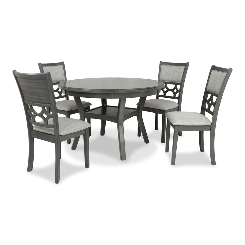 New Classic Furniture Mitchell 5 pc Dinette D1763-50S-GRY IMAGE 1