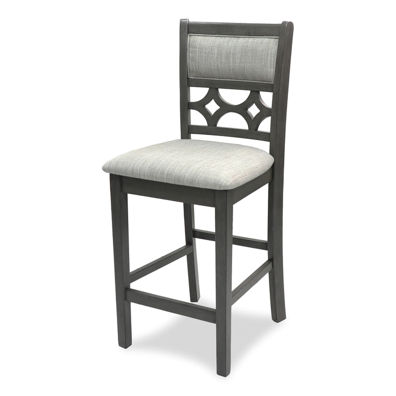 New Classic Furniture Mitchell 5 pc Counter Height Dinette D1763-52S-GRY IMAGE 6