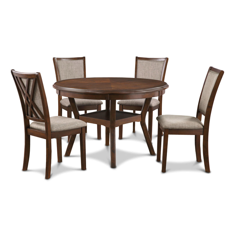 New Classic Furniture Amy 5 pc Dinette D3651-50S-CHY IMAGE 2