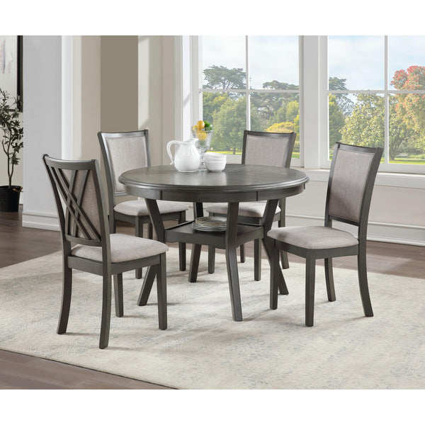 New Classic Furniture Amy 5 pc Dinette D3651-50S-GRY IMAGE 1