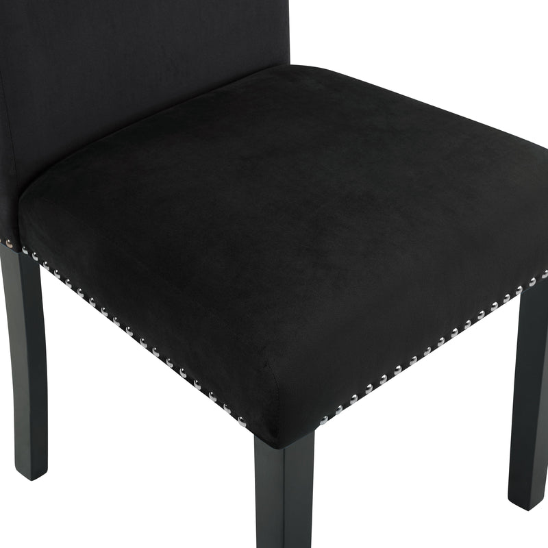 New Classic Furniture Celeste Dining Chair D400-20-BLK IMAGE 5