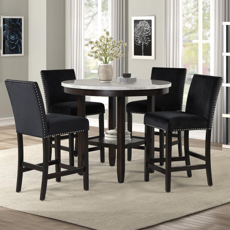 New Classic Furniture Celeste Counter Height Dining Chair D400-22-BLK IMAGE 8