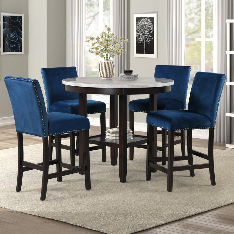 New Classic Furniture Celeste Counter Height Dining Chair D400-22-BLU IMAGE 8