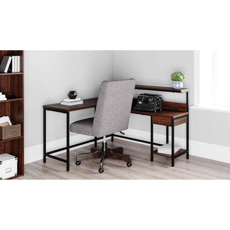 Signature Design by Ashley Camiburg H283-24 L-Desk with Storage IMAGE 6