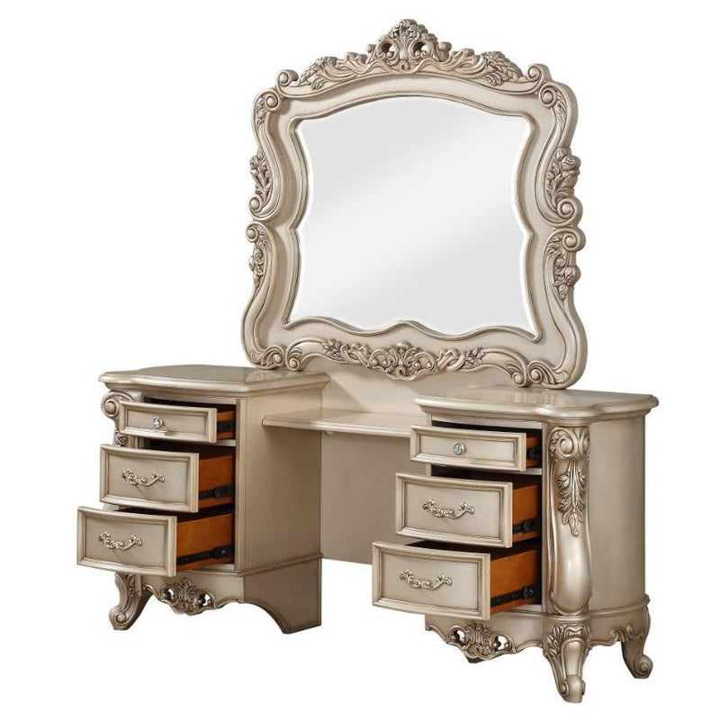 Acme Furniture Gorsedd 6-Drawer Vanity Table 90740 IMAGE 2