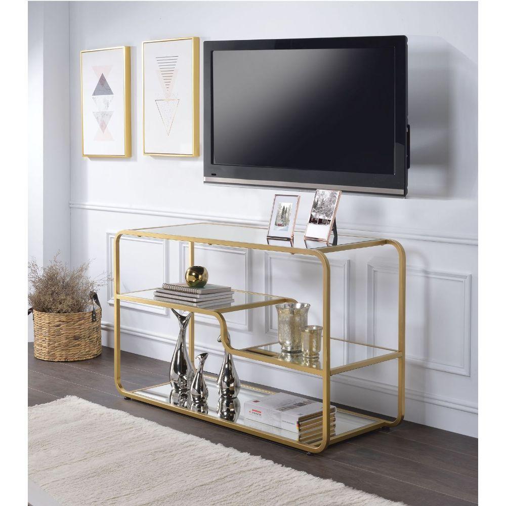 【ACME FURNITURE】 GRANDVIEW TV SHELF Acme Furniture Astrid 91395 TV Stand
