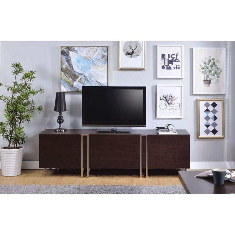 Acme Furniture Cattoes TV Stand with Cable Management 91795 IMAGE 2