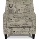 Elements International Erica Stationary Fabric Accent Chair UER636100CA IMAGE 1