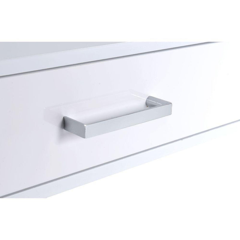 Acme Furniture Coleen 92229 Writing Desk - White IMAGE 4