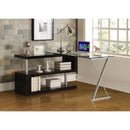 Acme Furniture Buck 92366 Desk - Black High Gloss & Clear Glass IMAGE 7