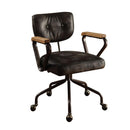 Acme Furniture Hallie 92411 Executive Office Chair - Vintage Black IMAGE 1
