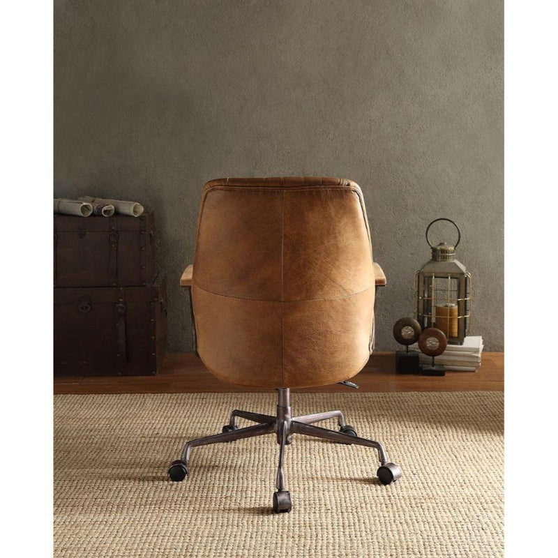 Acme Furniture Hamilton 92412 Executive Office Chair - Coffee IMAGE 5