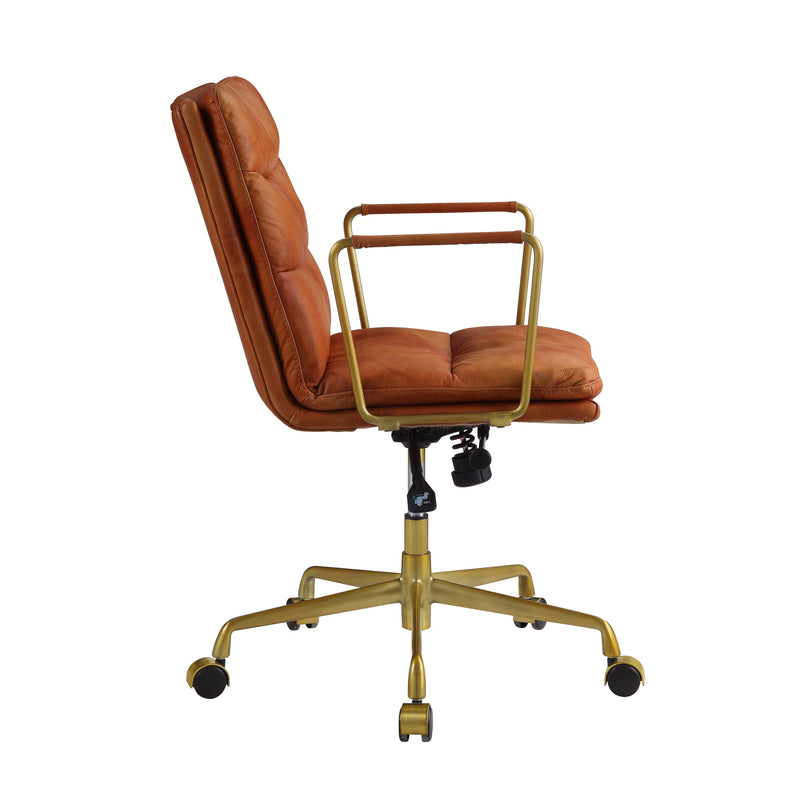 Acme Furniture Dudley 92498 Executive Office Chair - Rust IMAGE 3