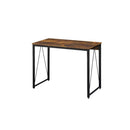 Acme Furniture Zaidin 92600 Writing Desk - Weathered Oak & Black IMAGE 1