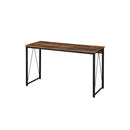 Acme Furniture Zaidin 92605 Writing Desk - Weathered Oak & Black IMAGE 1