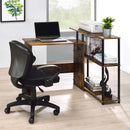 Acme Furniture Ievi 92750 Writing Desk - Weathered Oak & Black IMAGE 1