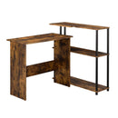 Acme Furniture Ievi 92750 Writing Desk - Weathered Oak & Black IMAGE 2