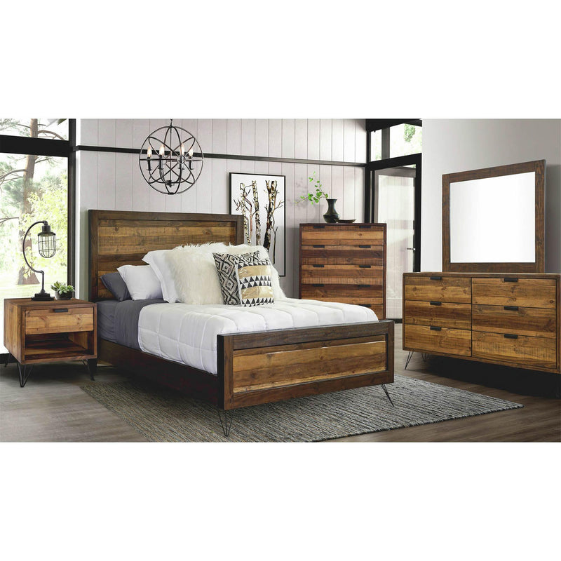 Elements International Cruz Queen Bed MBCZ100QB IMAGE 4