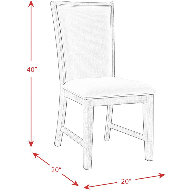 Elements International Grady Dining Chair DGD850SBC IMAGE 5