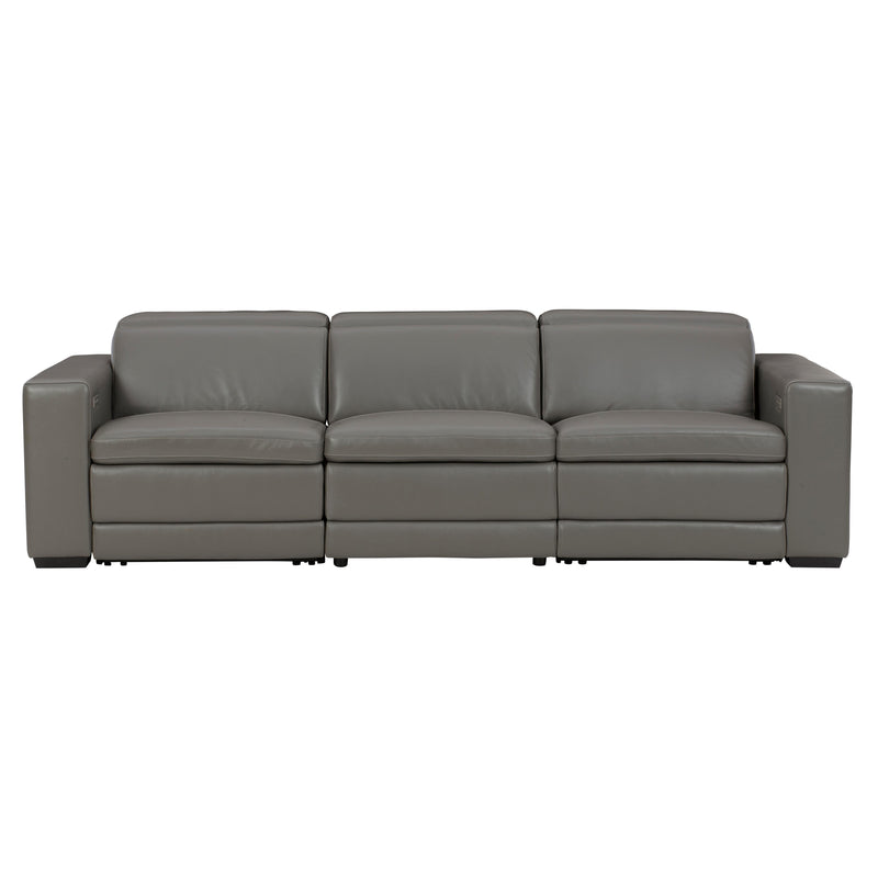 Signature Design by Ashley Texline Power Reclining Leather Match 4 pc Sectional U5960322/U5960346/U5960321/U5960323 IMAGE 2