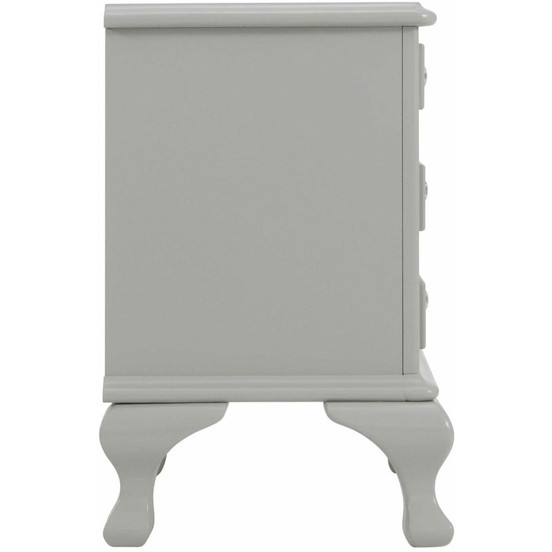 Elements International Jesse 3-Drawer Kids Nightstand JS300NSO IMAGE 3