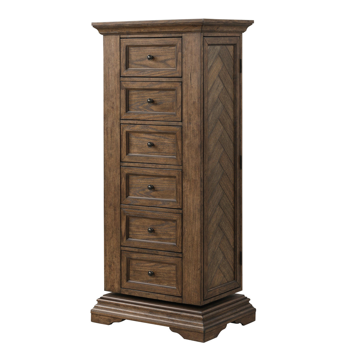 New Classic Furniture Mar Vista B658-079 Swivel Lingerie Chest - Walnu