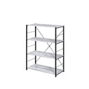 Acme Furniture Tesadea 92774 Bookshelf - Weathered White IMAGE 1