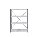Acme Furniture Tesadea 92774 Bookshelf - Weathered White IMAGE 2