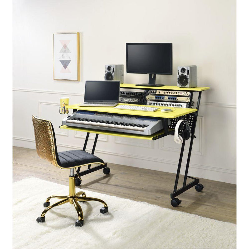 Acme Furniture Suitor 92904 Music Desk - Yellow IMAGE 6