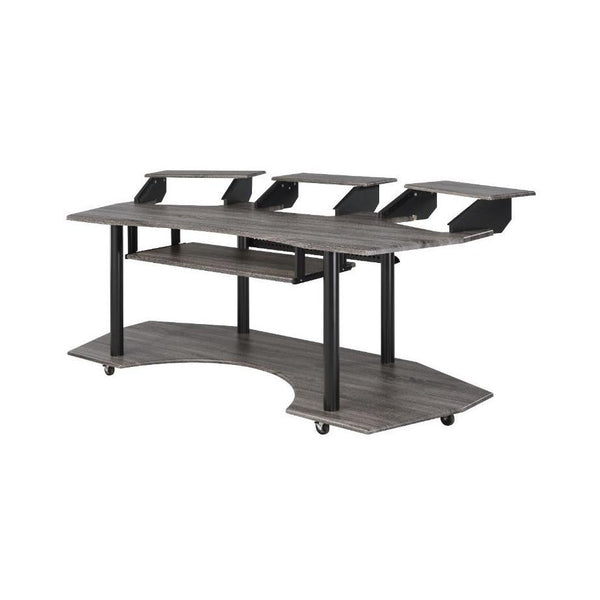 Acme Furniture Eleazar 92895 83" Music Desk - Black IMAGE 1