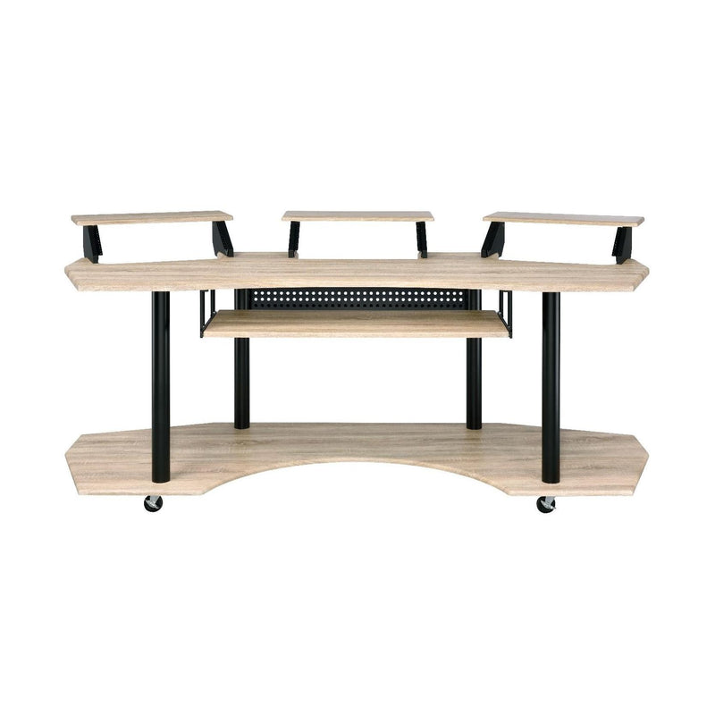 Acme Furniture Eleazar 92897 83" Music Desk - Natural IMAGE 3