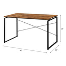 Acme Furniture Jurgen 92910 Desk - Oak IMAGE 5