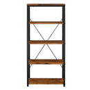 Acme Furniture Jurgen 92912 Bookshelf - Oak IMAGE 3