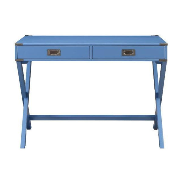 Acme Furniture Amenia 93000 Writing Desk - Blue IMAGE 1