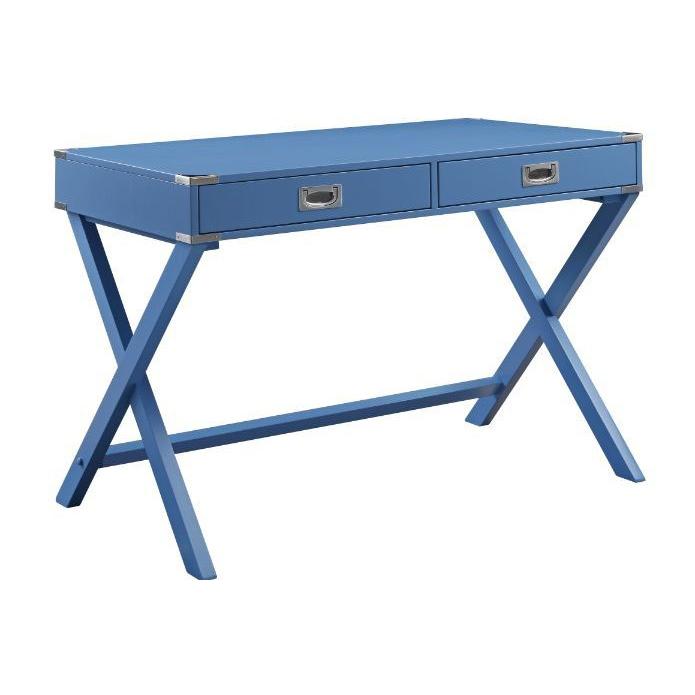 Acme Furniture Amenia 93000 Writing Desk - Blue IMAGE 2