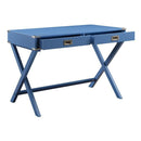 Acme Furniture Amenia 93000 Writing Desk - Blue IMAGE 3