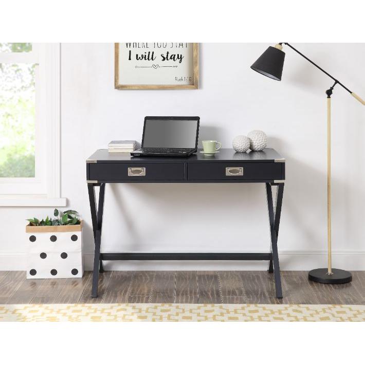 Acme Furniture Amenia 93003 Writing Desk - Black IMAGE 5