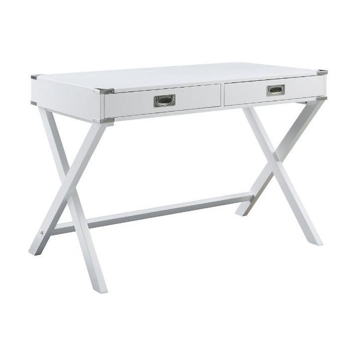 Acme Furniture Amenia 93005 Writing Desk - White IMAGE 2