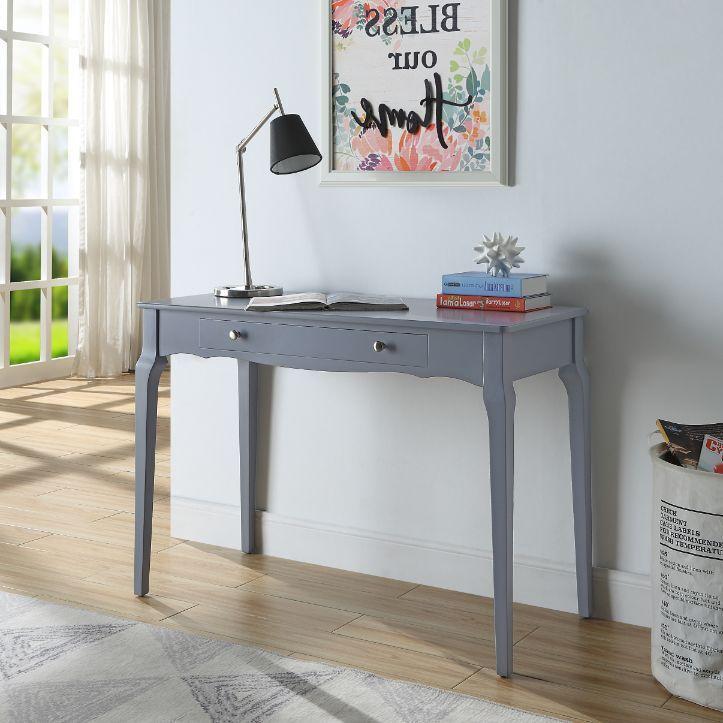 Acme Furniture Alsen 93019 Writing Desk - Grey IMAGE 5