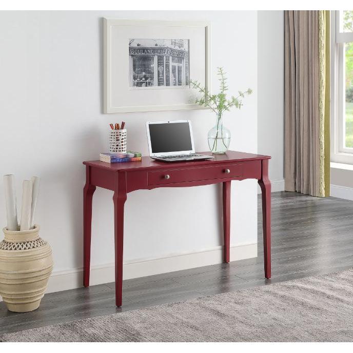 Acme Furniture Alsen 93020 Writing Desk - Red IMAGE 5