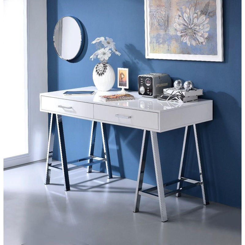 Acme Furniture Coleen 93047 Desk - White IMAGE 3