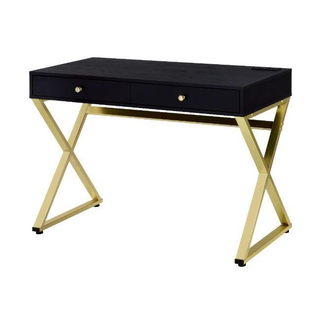 Acme Furniture Coleen 93050 Desk - Black IMAGE 2