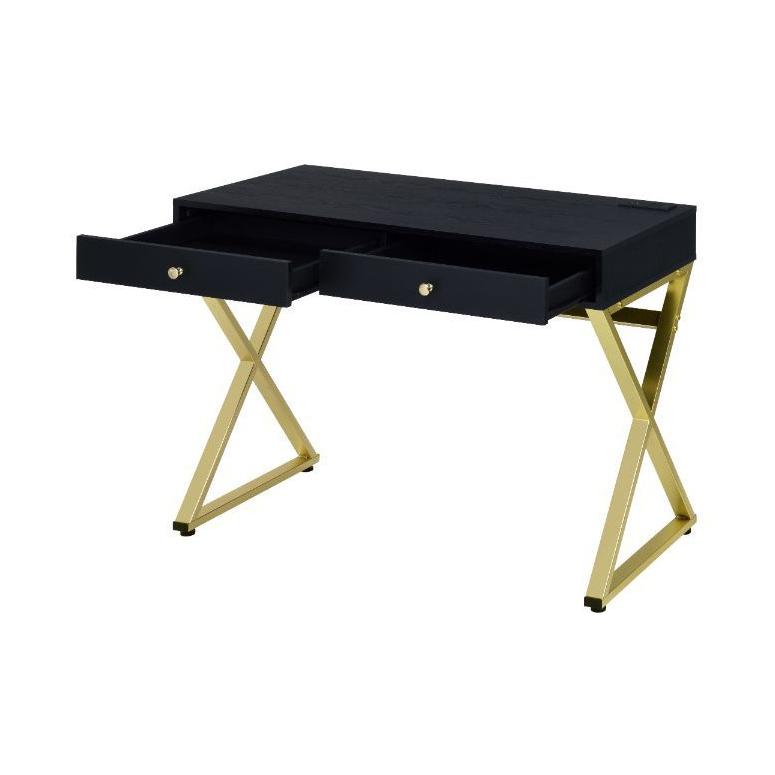 Acme Furniture Coleen 93050 Desk - Black IMAGE 3