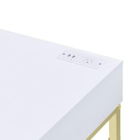 Acme Furniture Coleen 93052 Desk - White IMAGE 4