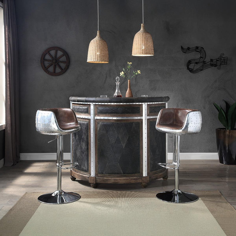 Acme Furniture Brancaster 96555 Adjustable Stool with Swivel IMAGE 6