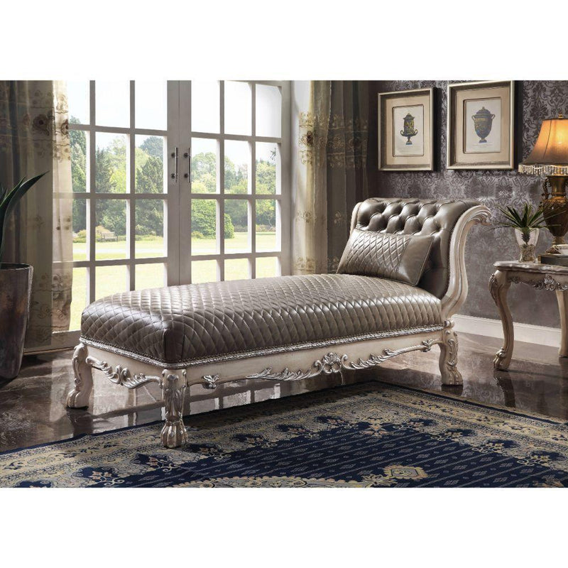 Acme Furniture Dresden Polyurethane Chaise 96275 IMAGE 5