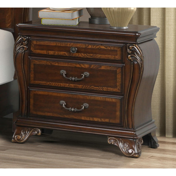 New Classic Furniture Montecito 3-Drawer Nightstand B7624-040 IMAGE 1